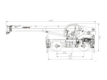 Rough Terrain Crane, FK-250Y