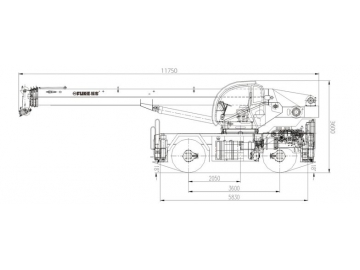 Rough Terrain Crane, FK-300Y