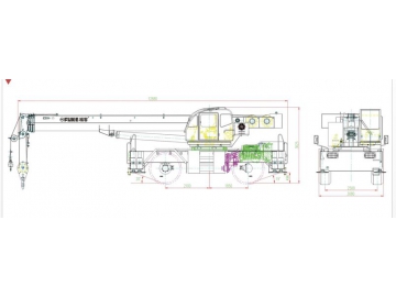 Rough Terrain Crane, FK-500Y