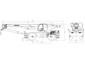 Rough Terrain Crane, FK-1000Y