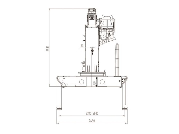 Boom Truck Crane, FK-100E