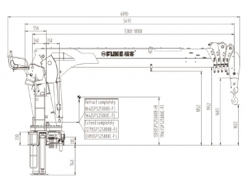 Boom Truck Crane, FK-100E