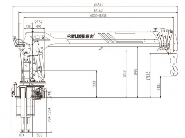 Boom Truck Crane, FK-150E