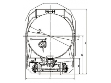 Rail Car (Tank Car), FK7-70HT