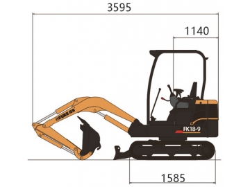 Mini Excavator, FK18-9