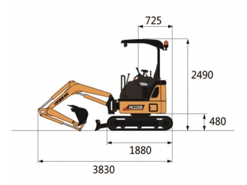 Mini Excavator, FK22SR