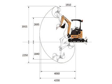 Mini Excavator, FK22SR