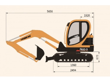 Crawler Excavator, FK60-9