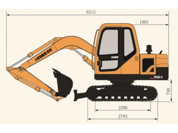 Crawler Excavator, FK80-9