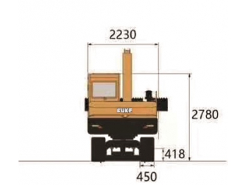 Railroad Excavator, FK80T