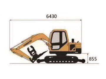 Railroad Excavator, FK80T