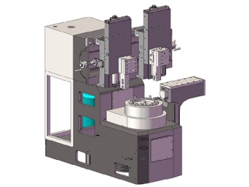 Wheel Disk Vertical Wheel Disc Turning Machine