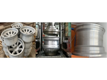 Forging and casting aluminum alloy wheels manufacturing