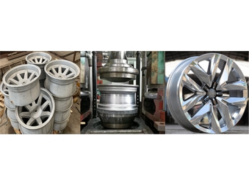 Forging and casting aluminum alloy wheels manufacturing