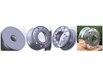 Forging and casting aluminum alloy wheels manufacturing