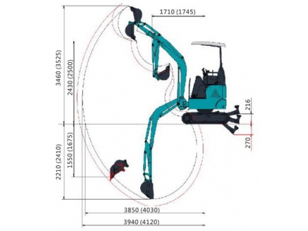 Mini Excavator, SWE18UF