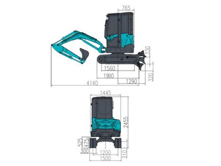 Mini Excavator, SWE25UF