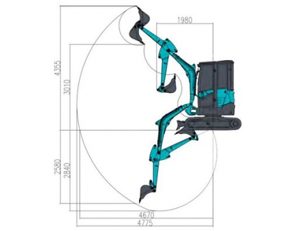 Mini Excavator, SWE25UF