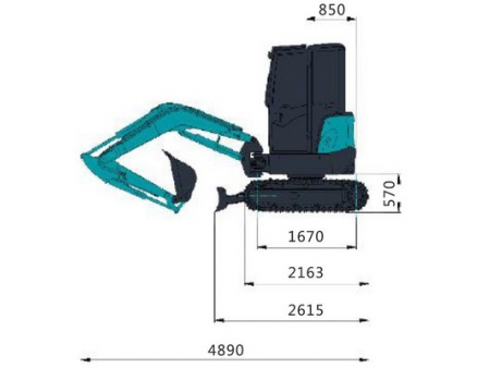 Mini Excavator, SWE35UF