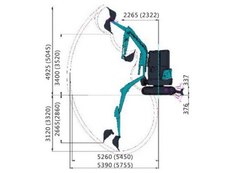 Mini Excavator, SWE35UF