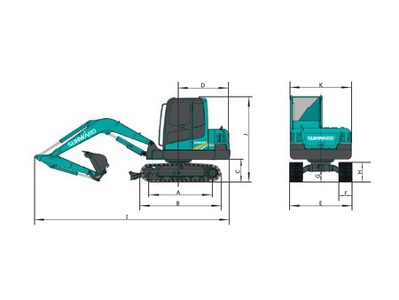 Compact Excavator, SWE60E