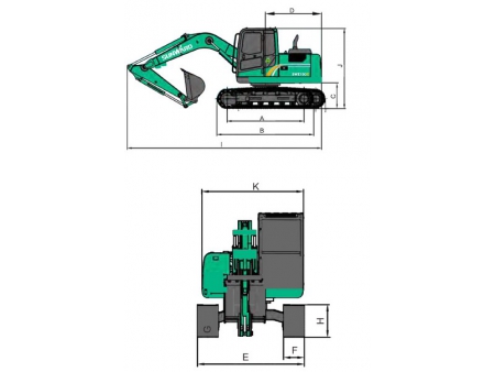 Compact Excavator, SWE100E
