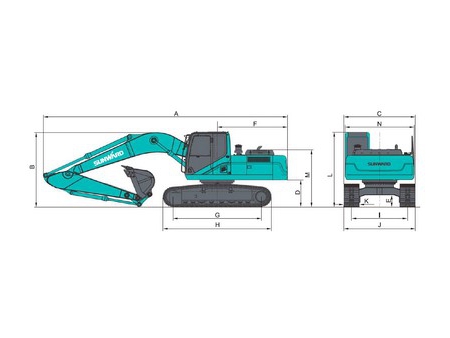 Medium Excavator, SWE235E-3H