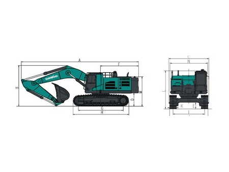 Large Excavator, SWE600F