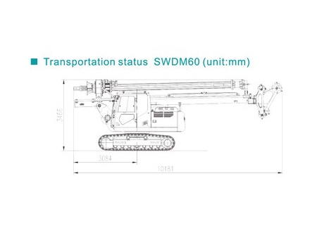 Rotary Drilling Rig, SWDM60