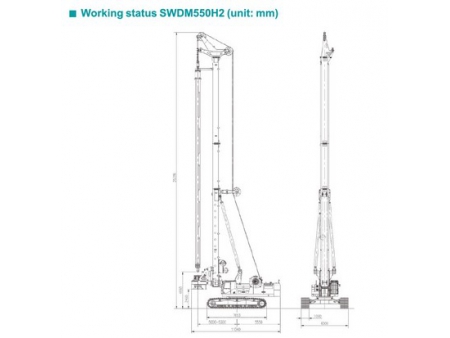 Rotary Drilling Rig, SWDM550H2