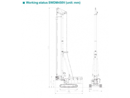 Rotary Drilling Rig, SWDM450V