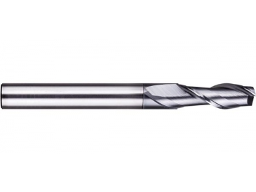 U-RH2  General Purpose Solid Carbide End Mill - Corner Radius - 2 Flutes - Long Shank