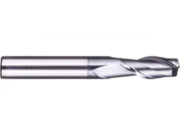 UC-R2  General Purpose Solid Carbide End Mill - Corner Radius - 2 Flutes