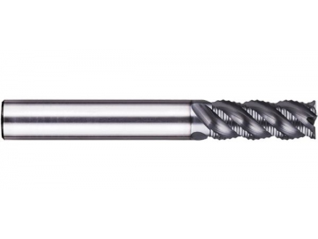 UN-S4  Solid Carbide Roughing End Mill - Square End - 4 Flutes