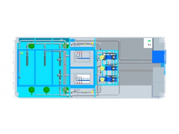 Containerized MBR Wastewater Treatment Plant  Sewage Treatment System with Membrane Bioreactor