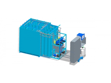 Containerized MBR Wastewater Treatment Plant  Sewage Treatment System with Membrane Bioreactor