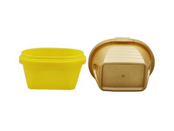 70ml IML Plastic Box with Lid, Ice Cream Box, CX005