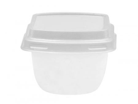 80ml IML Container with Lid, Square Two-color Cup, CX104