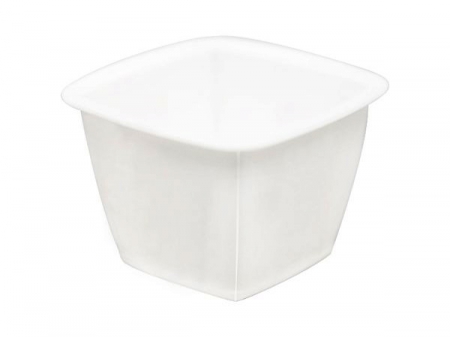 55ml IML Plastic Container, White Color, CX046