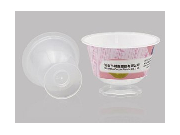 80ml IML Drink Cup, Plastic Goblet, CX041A