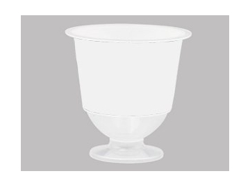 120ml IML Drink Cup, Plastic Goblet, CX041B