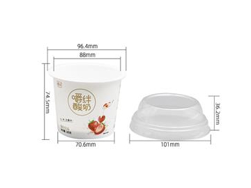 320ml IML Yogurt Cup with Lid, CX129