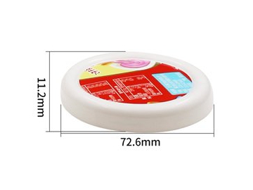 Ø72.6mm IML Round Cap, CX062