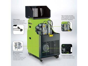 Stationary Breathing Air Compressor (Super Silent)