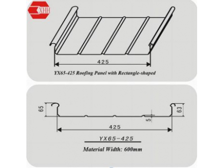 YX65-400 Standing Seam Roofing Machine