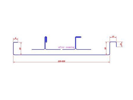 KLS25-220-530 Portable Standing Seam Curving Machine