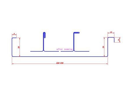 KLS25-220-530 Portable Standing Seam Curving Machine