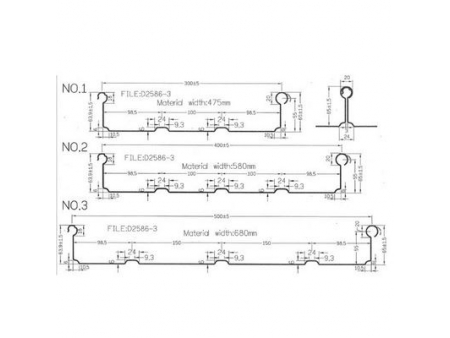 YX65-400-500 One Times Tapered Forming for One Time Tapered Forming