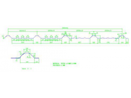 YX25-765-1026 Roof Panel Roll Forming Machine