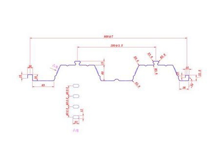 YX75-600 Floor Decking Roll Forming Machine